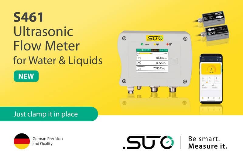 INTRODUCTION DU NOUVEAU DEBITMETRE A ULTRASONS S461 POUR L’EAU ET D’AUTRES LIQUIDES