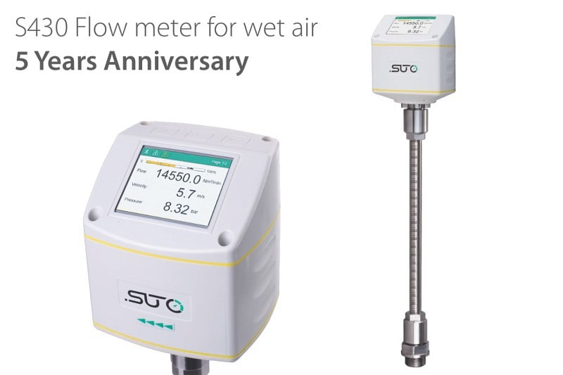 湿式圧縮空気用流量計「Suto Flowmeter S430」の発売5周年記念モデル