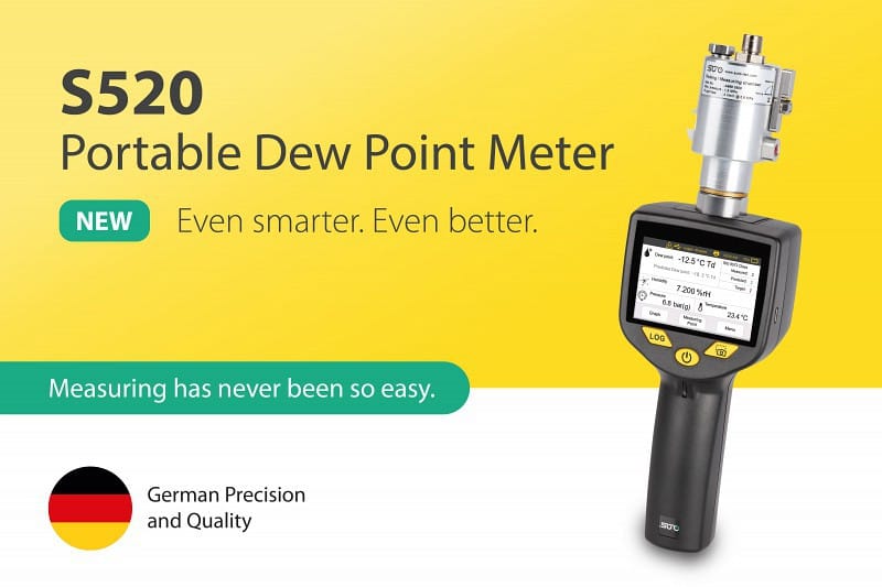S520 – NEW PORTABLE DEW POINT METER