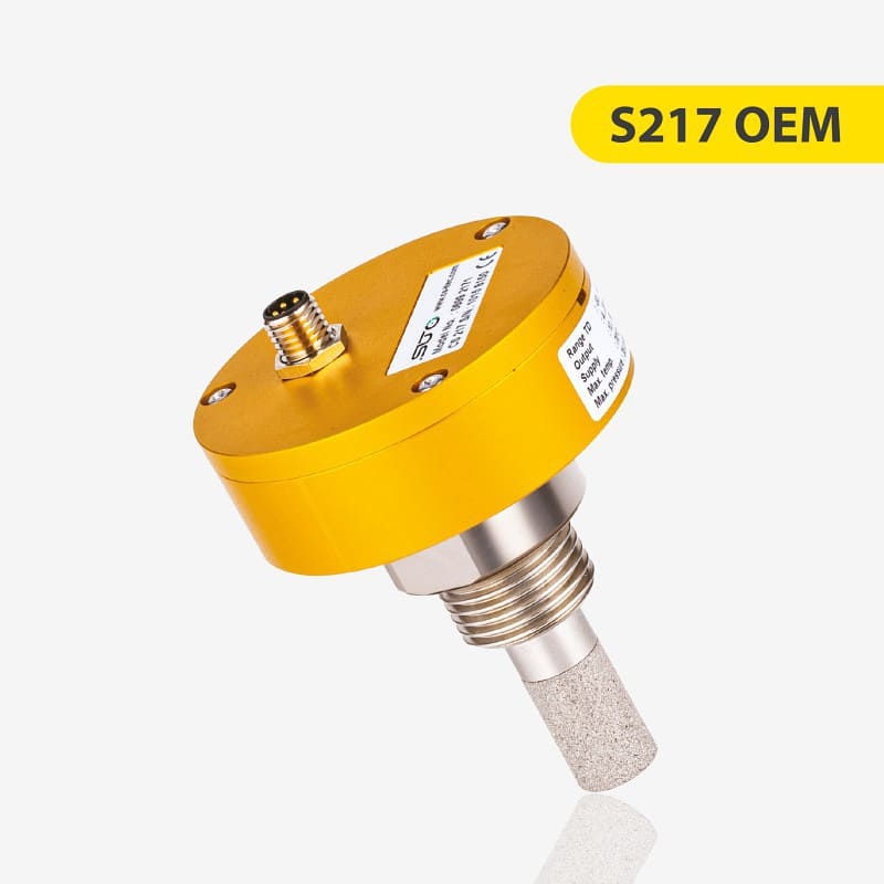 S217 OEM Sensor de ponto de orvalho compacto para ar comprimido