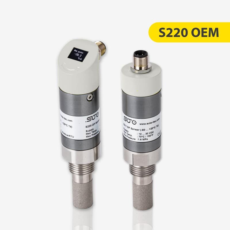 S220 Medidor de ponto de orvalho OEM para ar comprimido e gases