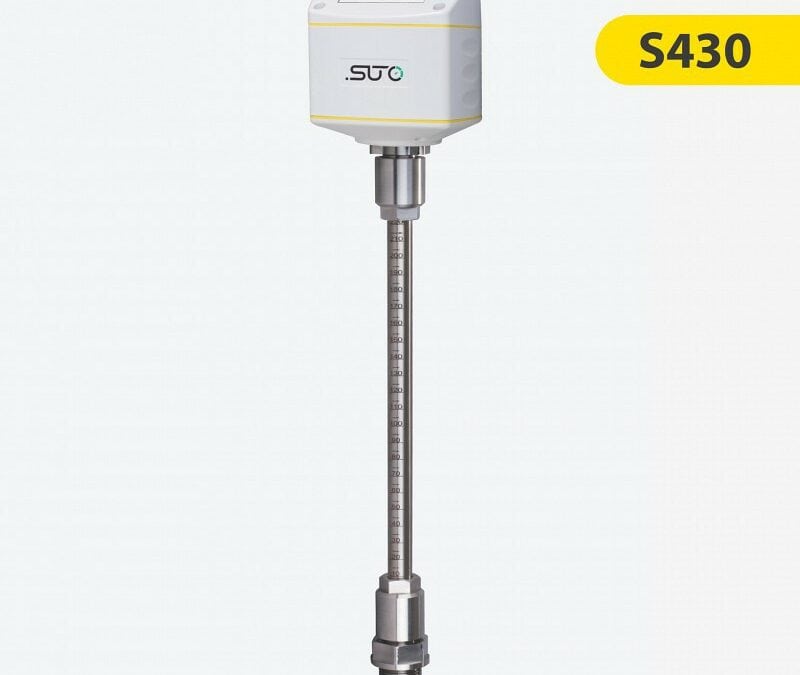 S430 Islak basınçlı hava için Pitot tüpü akış ölçer (dalma sensörü)