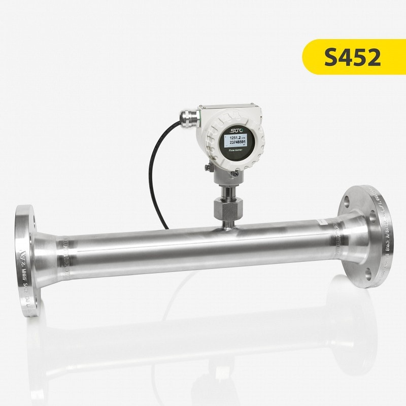 S452 Capteur de consommation d’air comprimé pour applications extérieures et Ex (avec parcours de mesure)