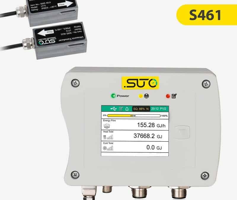 S461 Caudalímetro ultrasónico inteligente para agua y otros líquidos (clamp-on)