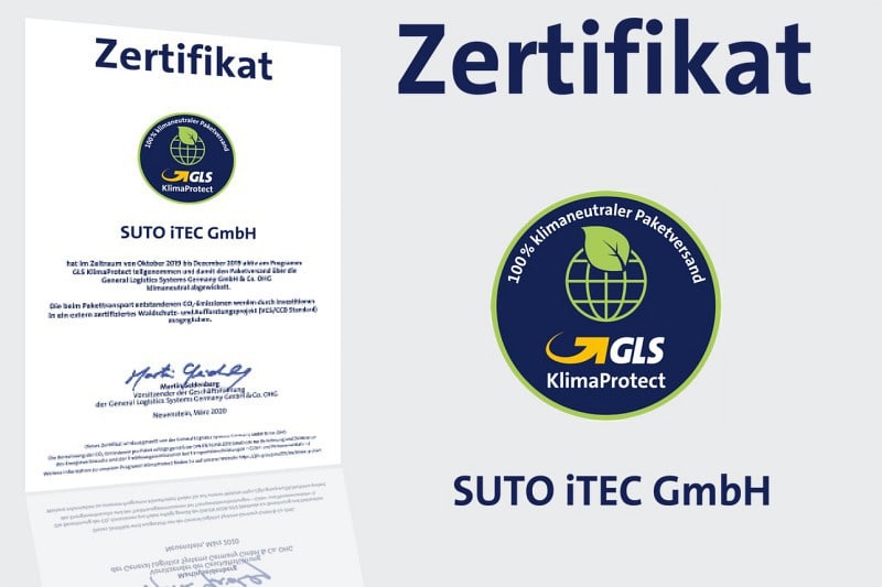 SUTO ITEC GMBH GOES GREEN WITH CO2-NEUTRAL SHIPPING