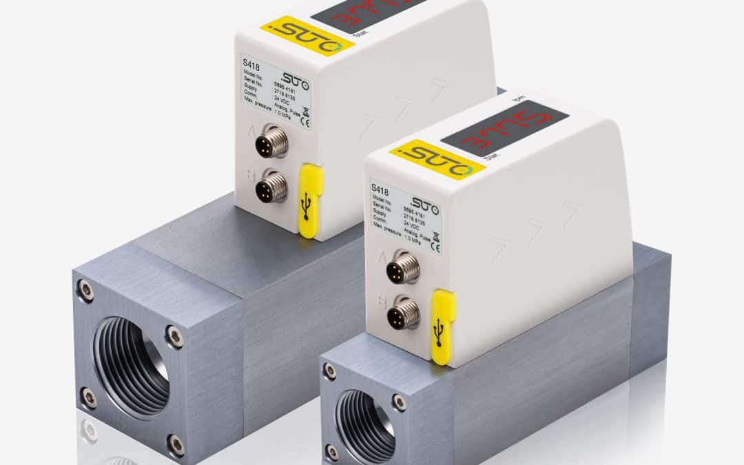 S418 Caudalímetro compacto para aire comprimido y gases (Pro-Inline)