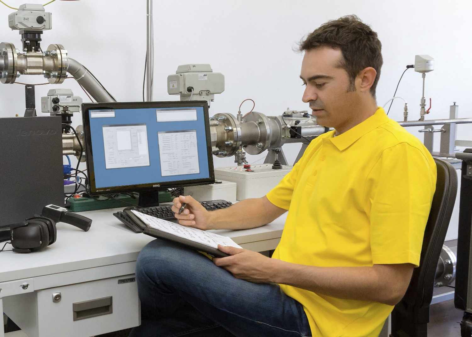 Big Slide Flow Calibration